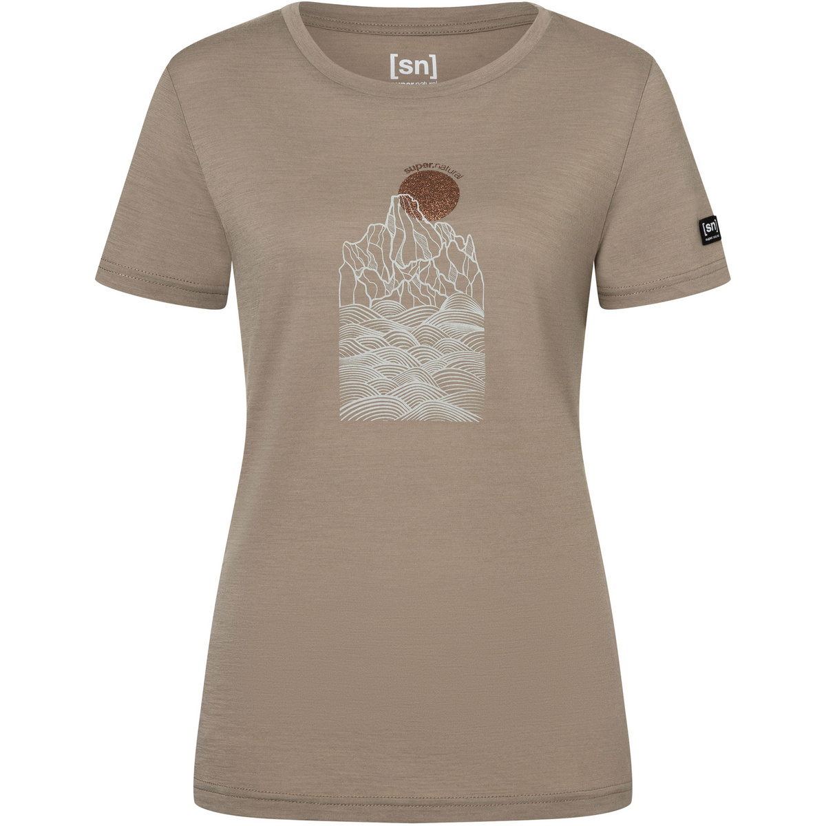 Super.Natural Damen Preikestolen Cliffs T-Shirt von Super.Natural