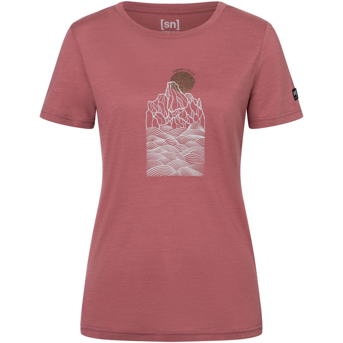 Super.Natural Damen Preikestolen Cliffs T-Shirt von Super.Natural