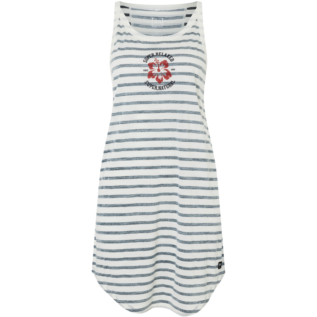 Super.Natural Damen Relax Hibiskus Stripe Kleid Super.Natural Damen Relax Hibiskus Stripe Kleid von Super.Natural