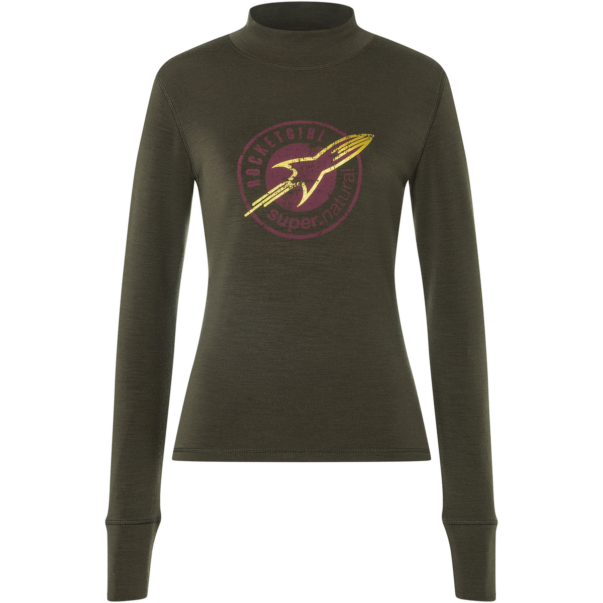 Super.Natural Damen Rocket260 Turtle Neck Longsleeve Super.Natural Damen Rocket260 Turtle Neck Longsleeve von Super.Natural