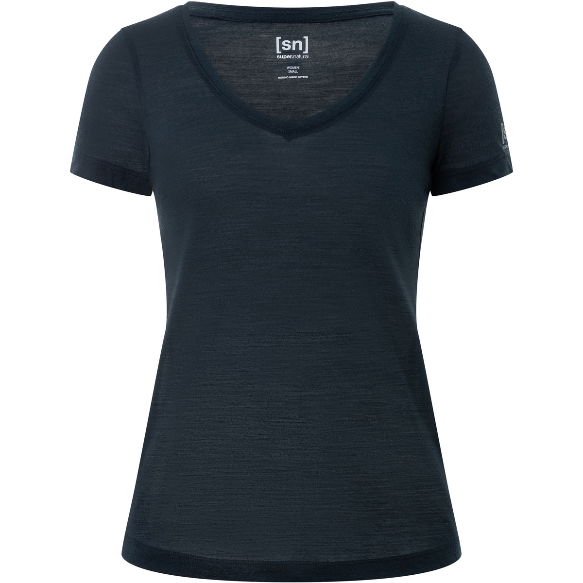 Super.Natural Damen Sierra140 V Neck T-Shirt von Super.Natural