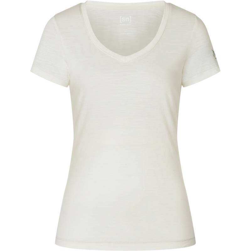 Super.Natural Damen Sierra140 V Neck T-Shirt von Super.Natural