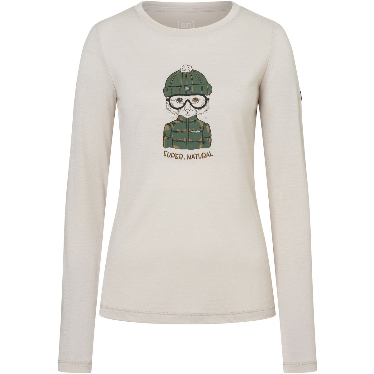 Super.Natural Damen Snow Cat Longsleeve von Super.Natural