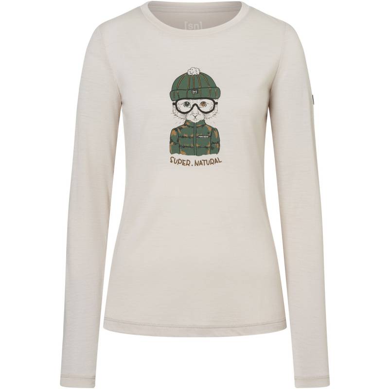 Super.Natural Damen Snow Cat Longsleeve von Super.Natural