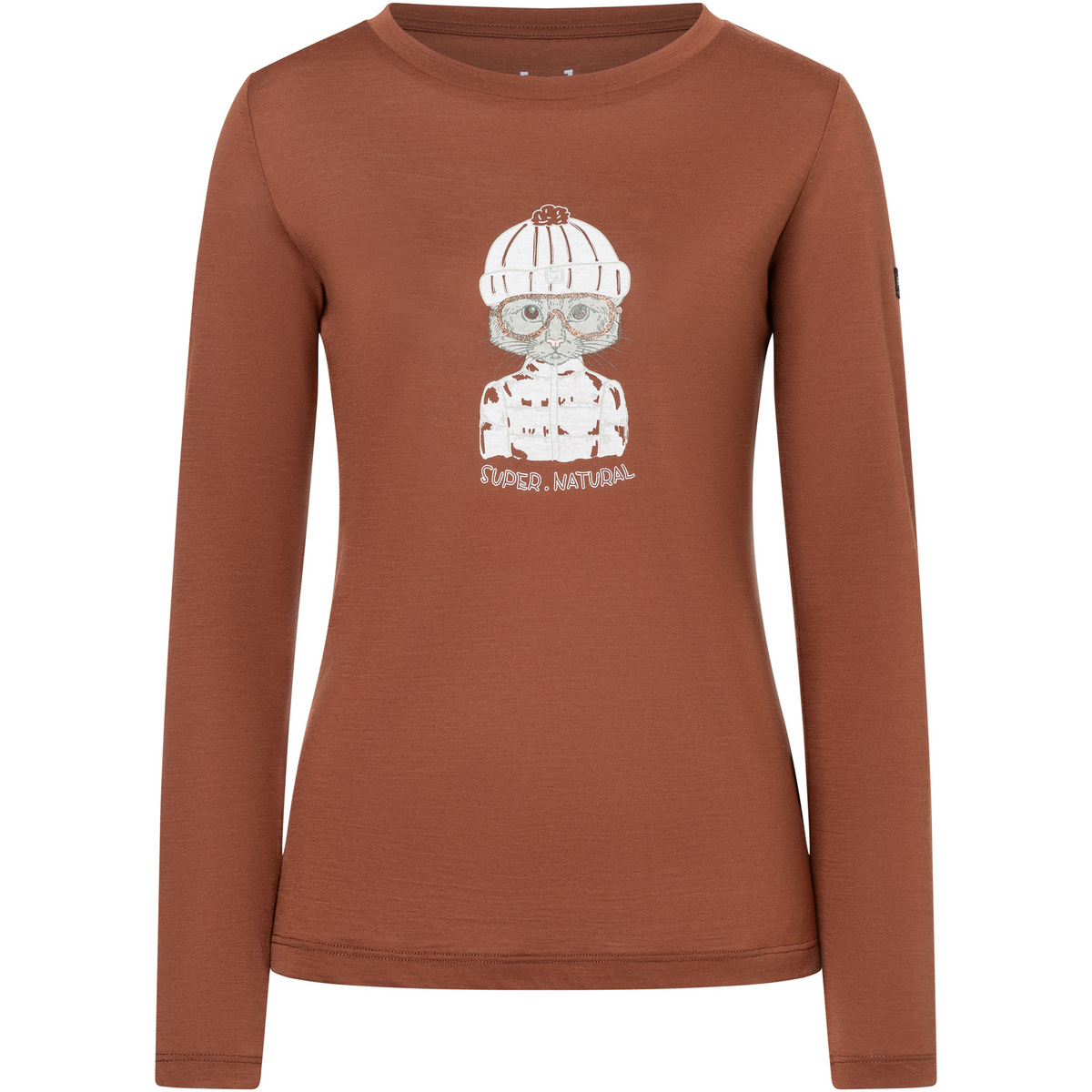 Super.Natural Damen Snow Cat Longsleeve von Super.Natural