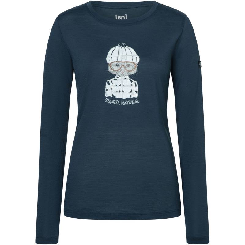 Super.Natural Damen Snow Cat Longsleeve von Super.Natural