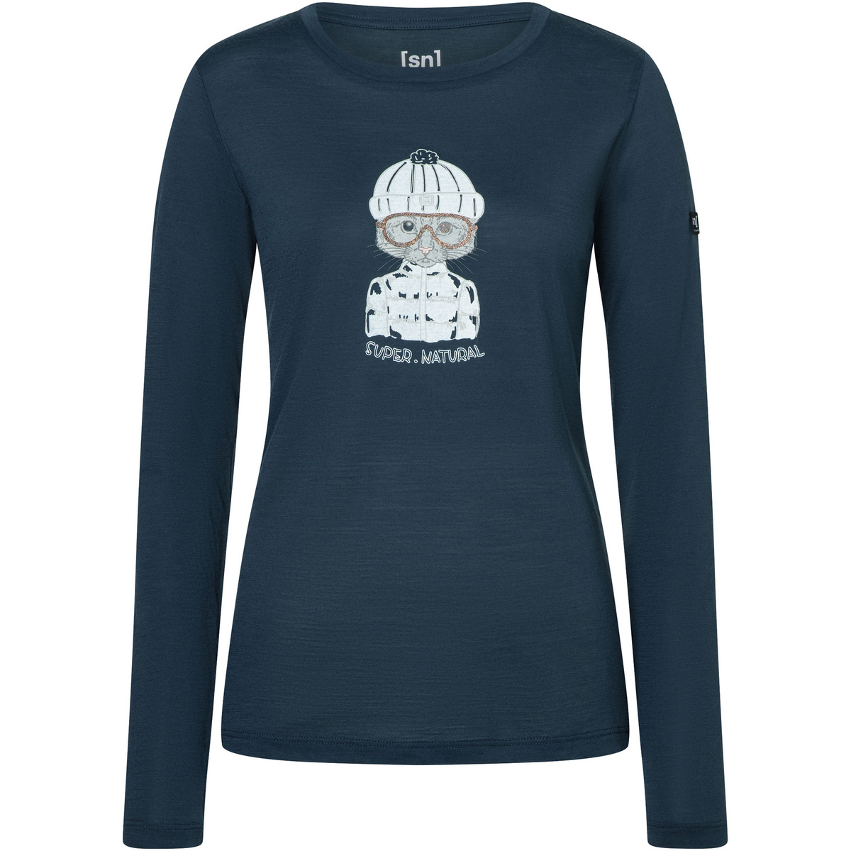 Super.Natural Damen Snow Cat Longsleeve von Super.Natural