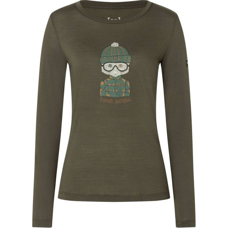 Super.Natural Damen Snow Cat Longsleeve von Super.Natural