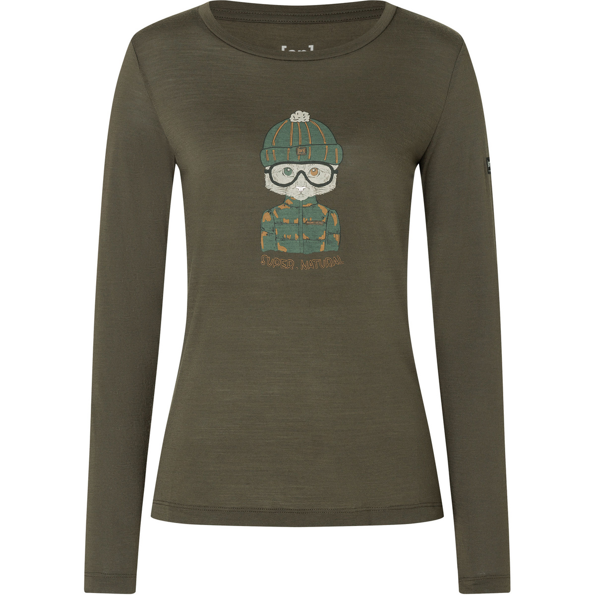 Super.Natural Damen Snow Cat Longsleeve von Super.Natural