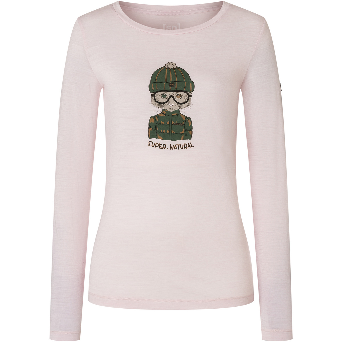 Super.Natural Damen Snow Cat Longsleeve von Super.Natural