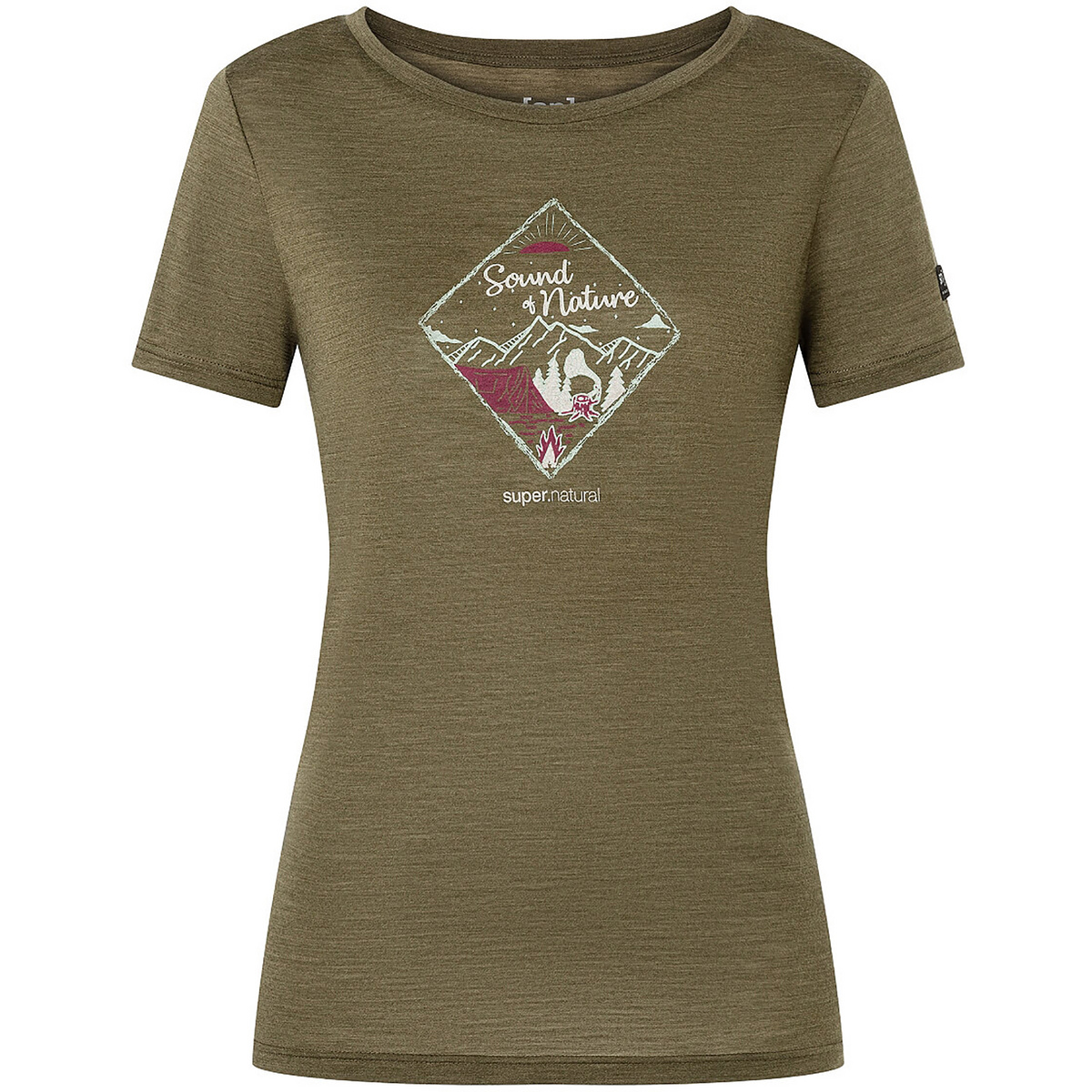 Super.Natural Damen Sound Of Nature T-Shirt von Super.Natural