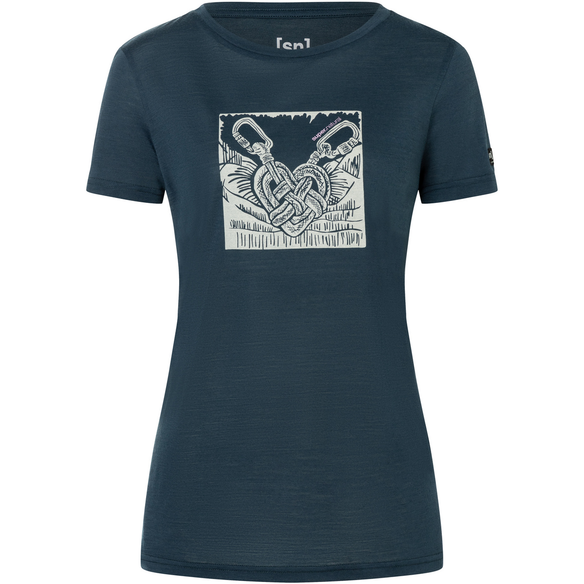 Super.Natural Damen Tied By Heart T-Shirt von Super.Natural