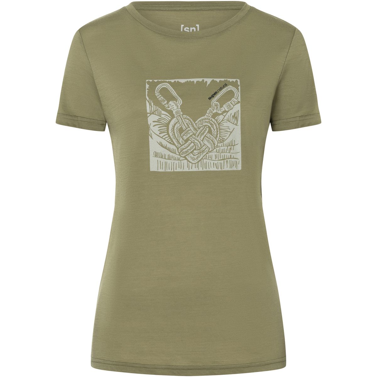 Super.Natural Damen Tied By Heart T-Shirt von Super.Natural