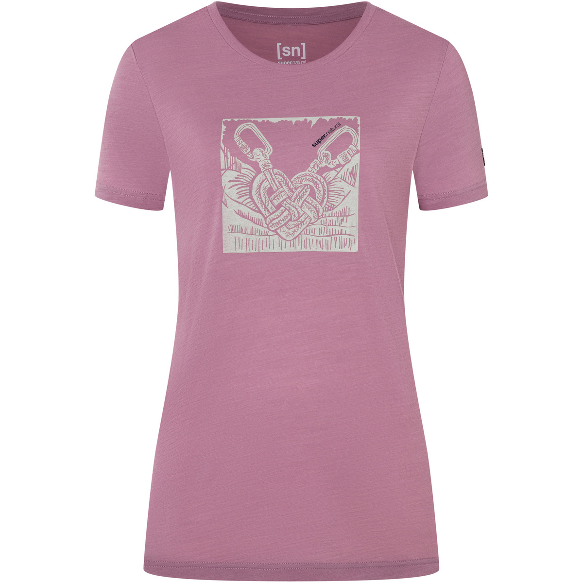 Super.Natural Damen Tied By Heart T-Shirt von Super.Natural