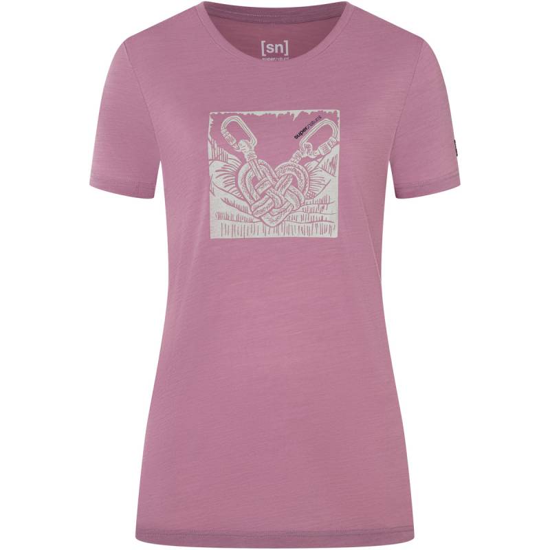 Super.Natural Damen Tied By Heart T-Shirt von Super.Natural