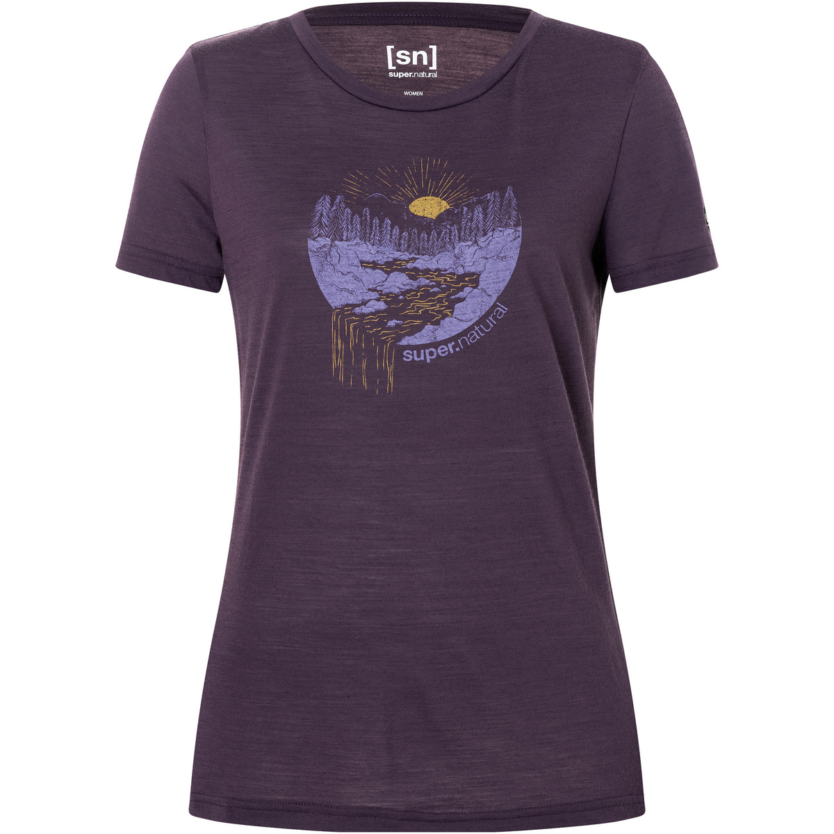 Super.Natural Damen Waterfall T-Shirt von Super.Natural