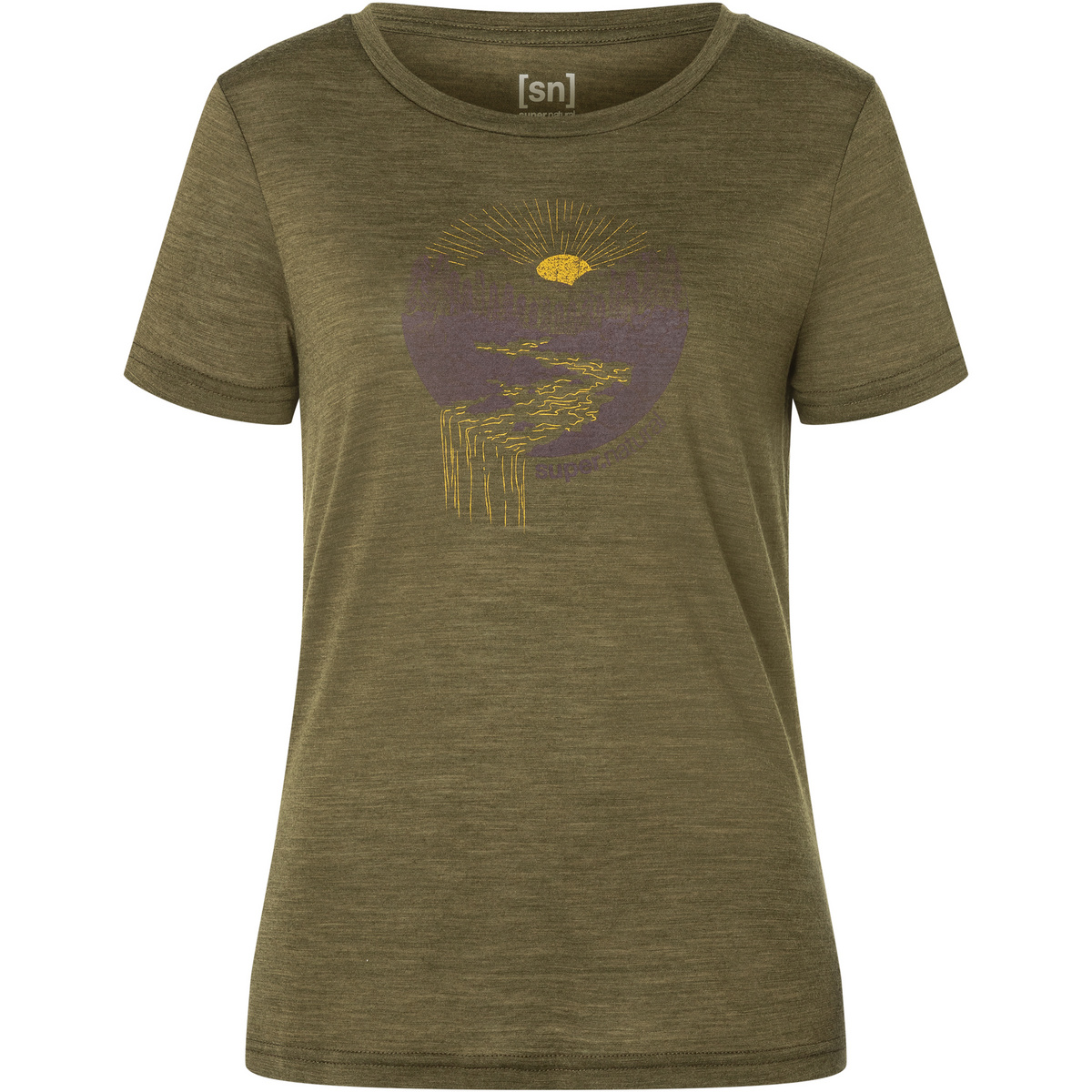 Super.Natural Damen Waterfall T-Shirt von Super.Natural