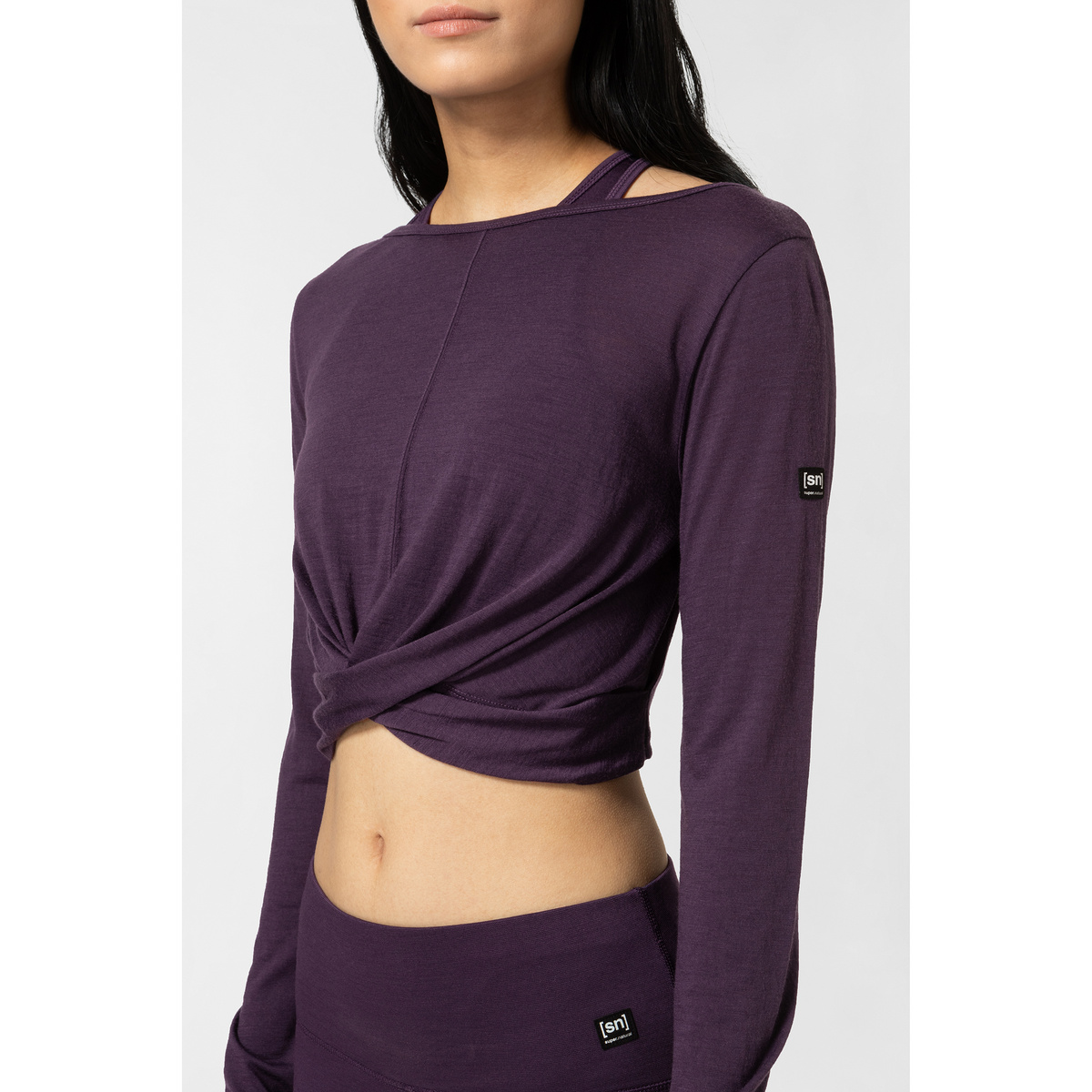 Super.Natural Damen Wrap Longsleeve Super.Natural Damen Wrap Longsleeve von Super.Natural