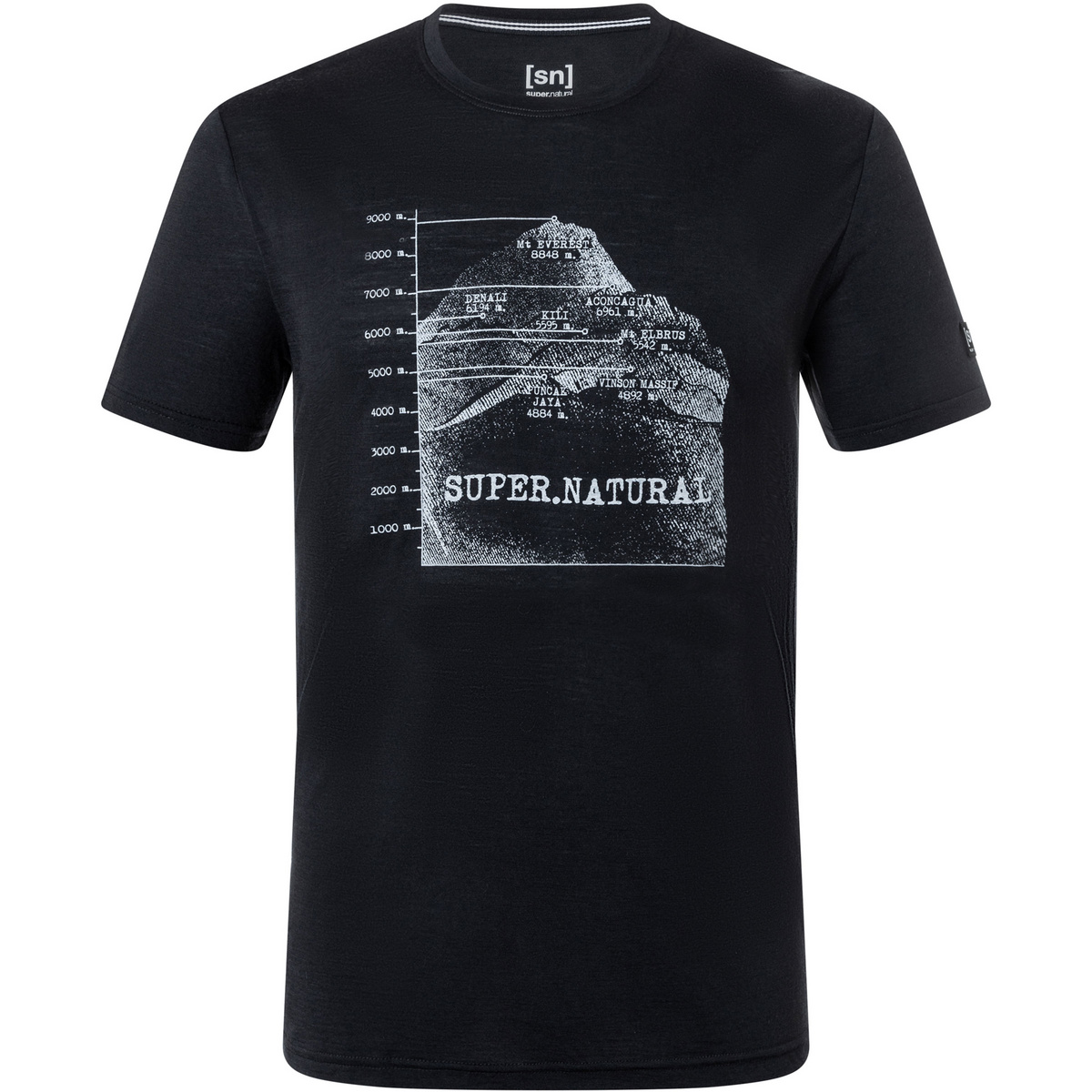 Super.Natural Herren 7 Peaks T-Shirt Super.Natural Herren 7 Peaks T-Shirt von Super.Natural