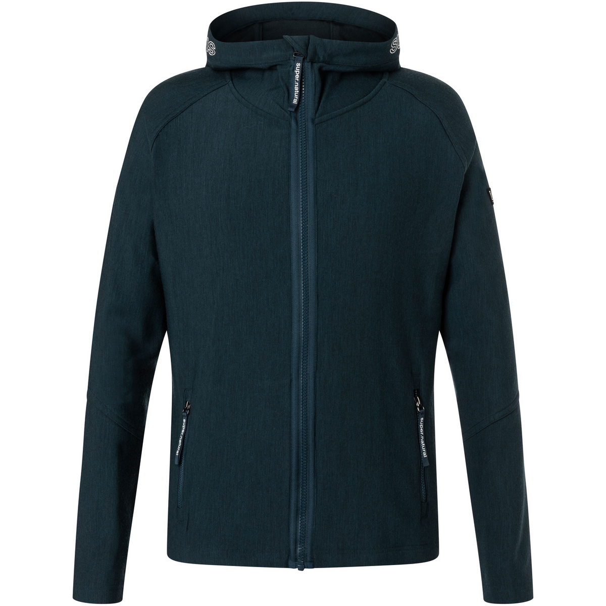 Super.Natural Herren Alpine Active Zip Hoodie Jacke von Super.Natural