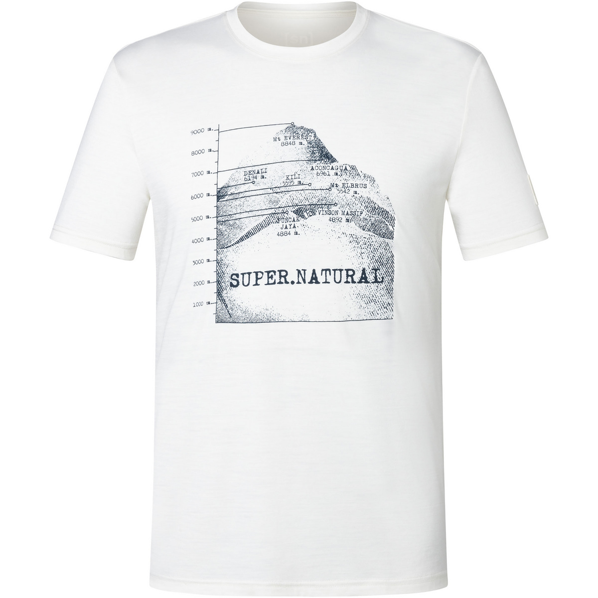 Super.Natural Herren Bio J 7 Peaks T-Shirt Super.Natural Herren Bio J 7 Peaks T-Shirt von Super.Natural