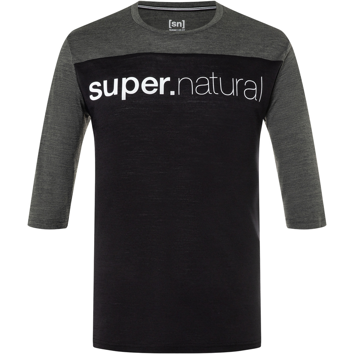 Super.Natural Herren Contrast 3/4 T-Shirt von Super.Natural