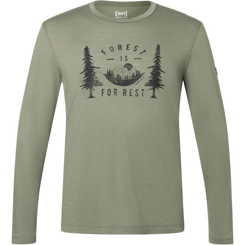 Super.Natural Herren For Rest Longsleeve von Super.Natural