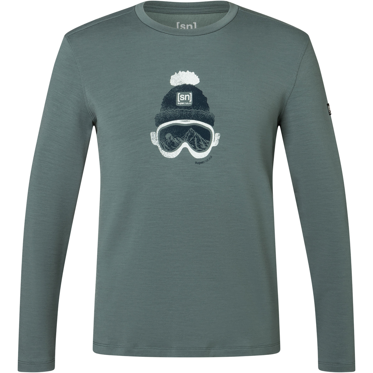 Super.Natural Herren Gogeanie Brush Longsleeve Super.Natural Herren Gogeanie Brush Longsleeve von Super.Natural