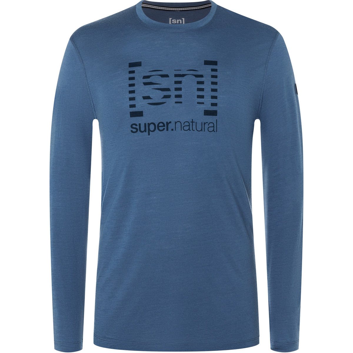 Super.Natural Herren Grid Logo Longsleeve Super.Natural Herren Grid Logo Longsleeve von Super.Natural