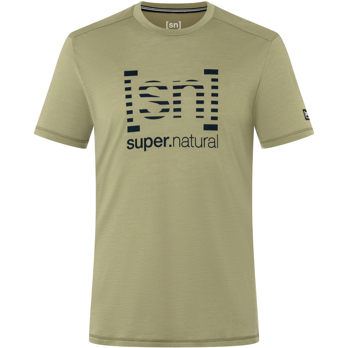 Super.Natural Herren Grid Logo T-Shirt Super.Natural Herren Grid Logo T-Shirt von Super.Natural