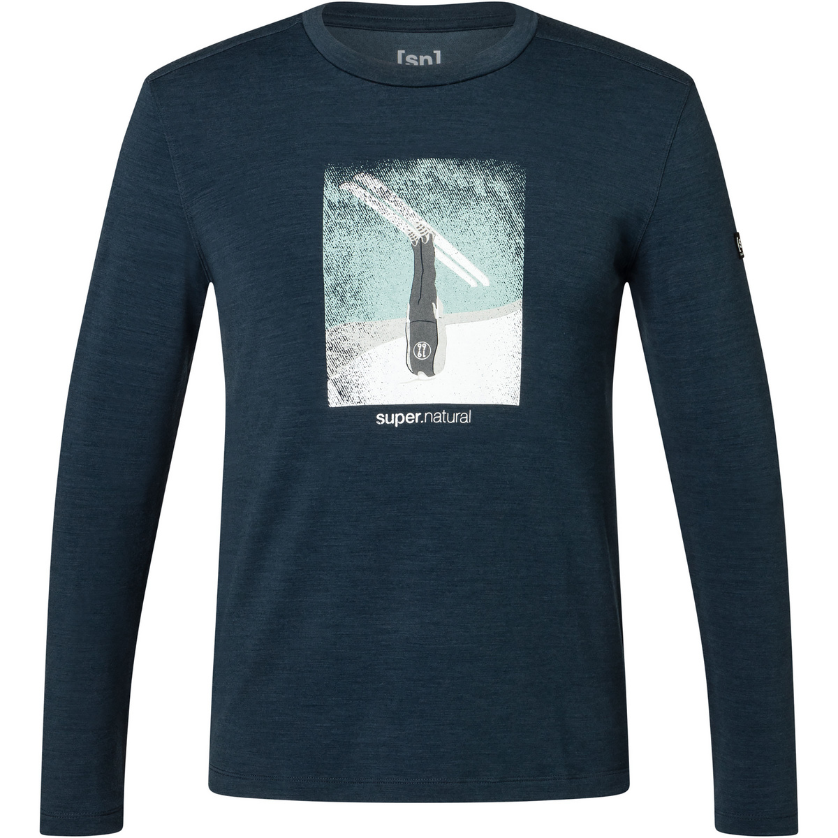 Super.Natural Herren Header Brush Longsleeve von Super.Natural