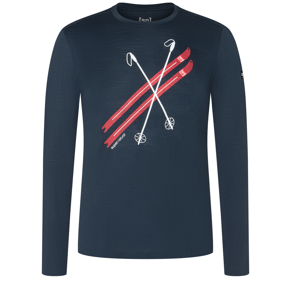 Super.Natural Herren Kryssede Ski Longsleeve Super.Natural Herren Kryssede Ski Longsleeve von Super.Natural