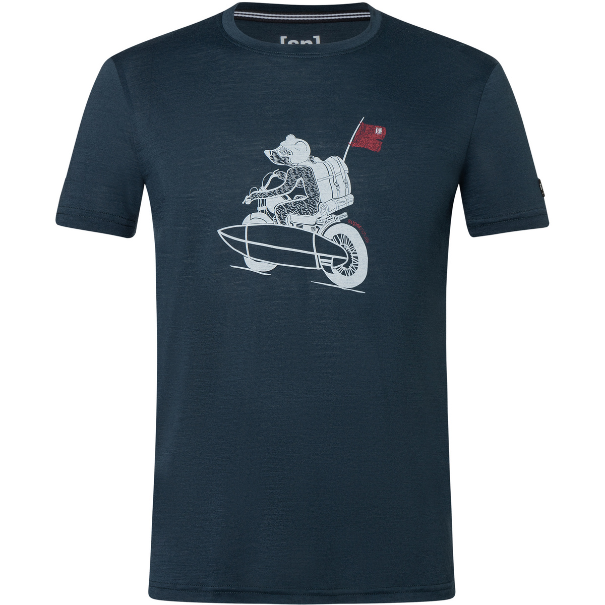 Super.Natural Herren Naked Bear T-Shirt von Super.Natural