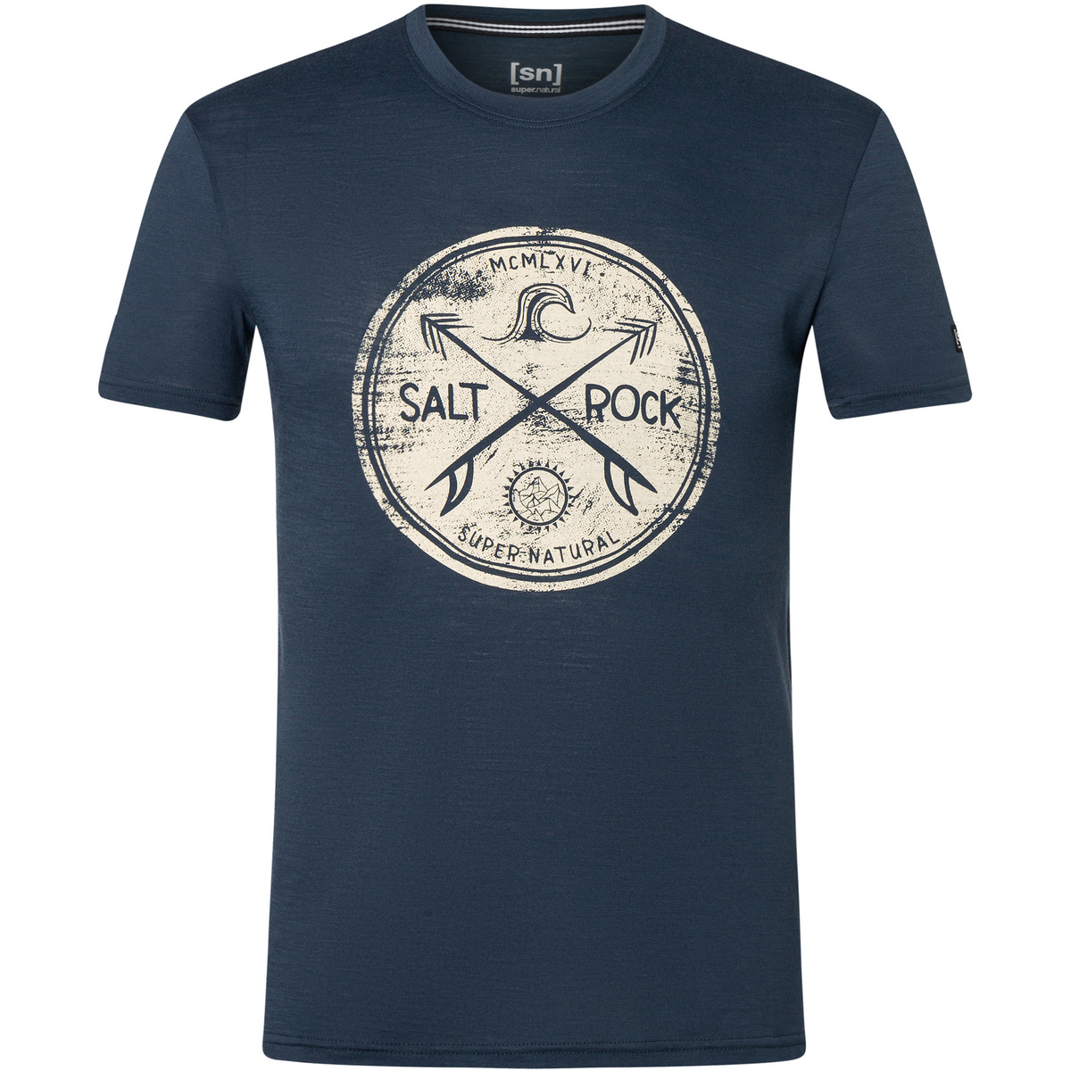 Super.Natural Herren Salt & Rock T-Shirt von Super.Natural