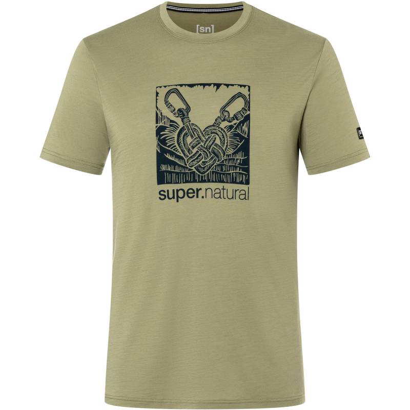 Super.Natural Herren Tied By Heart T-Shirt von Super.Natural