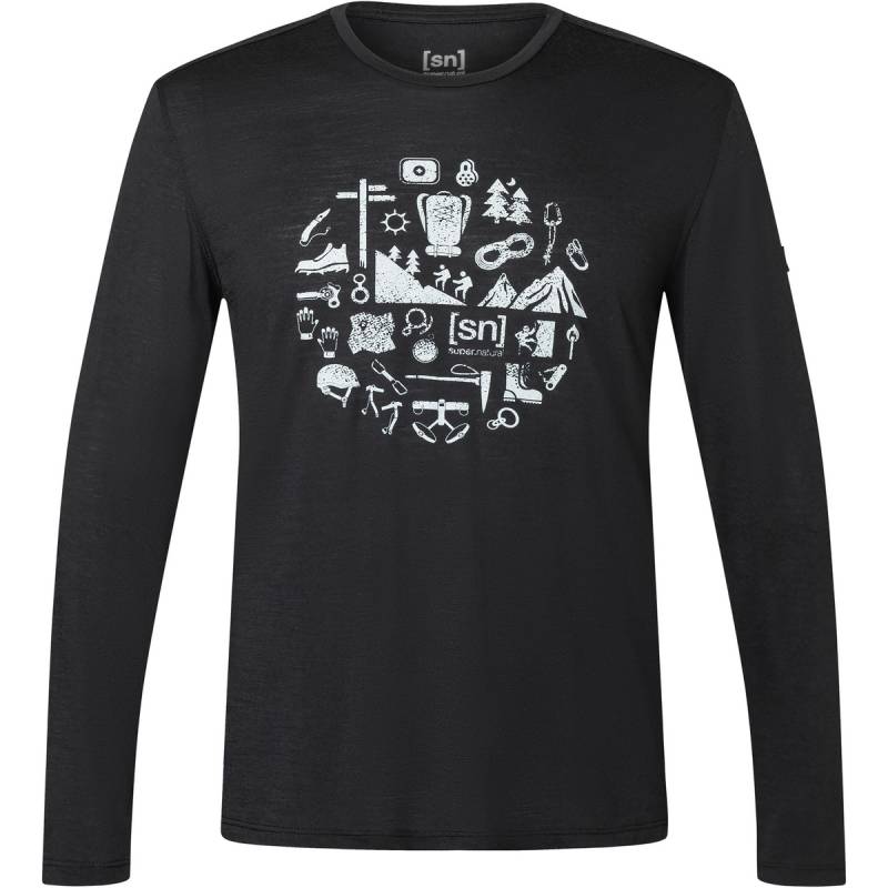 Super.Natural Herren Well Equipped Longsleeve von Super.Natural