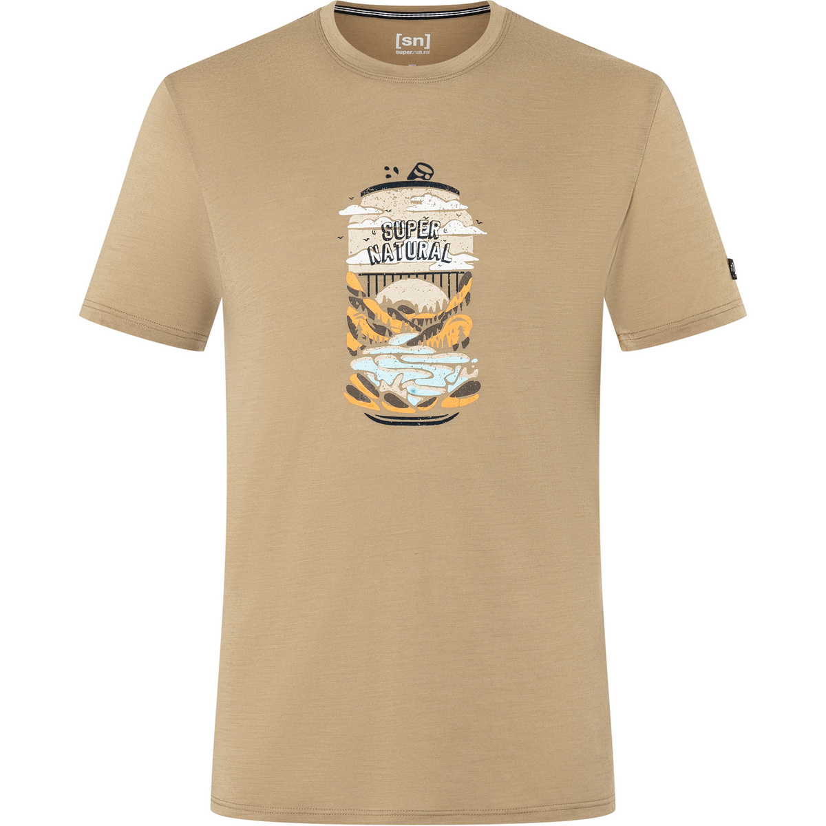 Super.Natural Herren Yes We Canned T-Shirt von Super.Natural