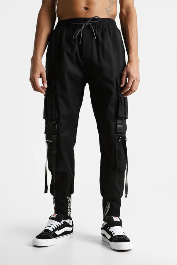 Supercrew Cargo Jogger Pant | Schwarz | Herren  | L von Supercrew