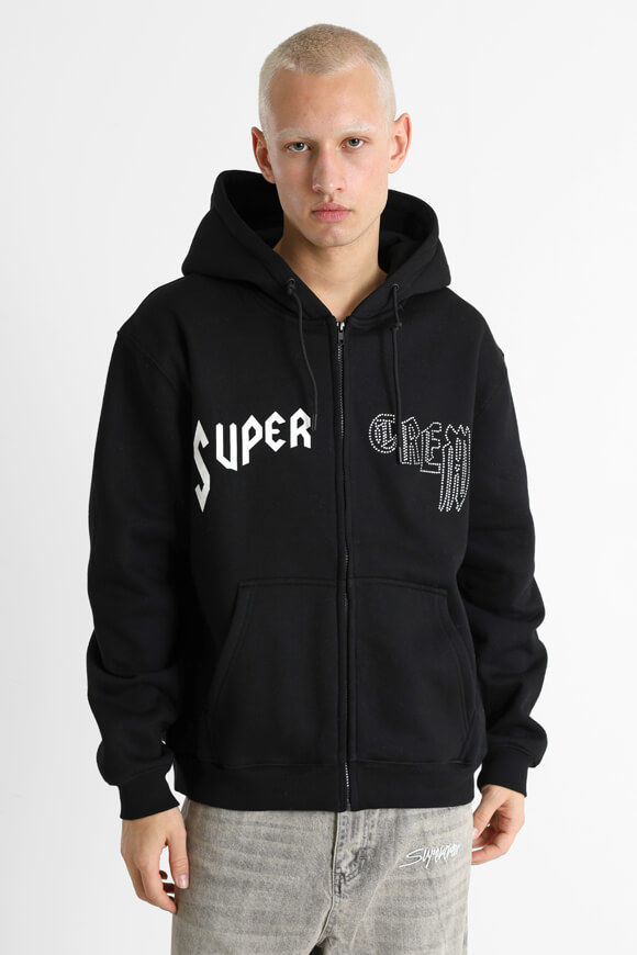 Supercrew Kapuzensweatjacke | Schwarz | Herren  | L von Supercrew