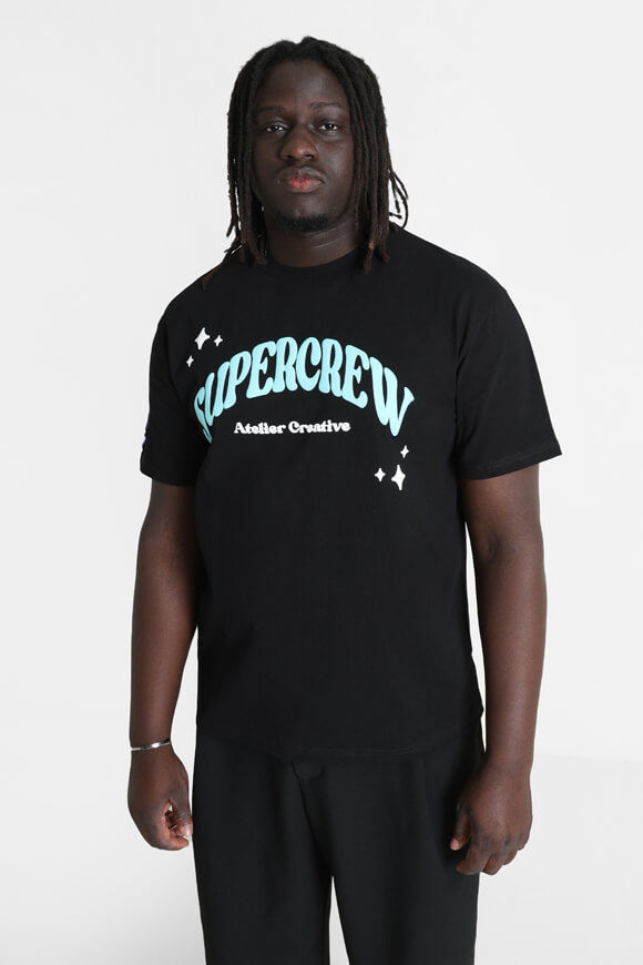 Supercrew Oversize T-Shirt | Schwarz | Herren  | L von Supercrew