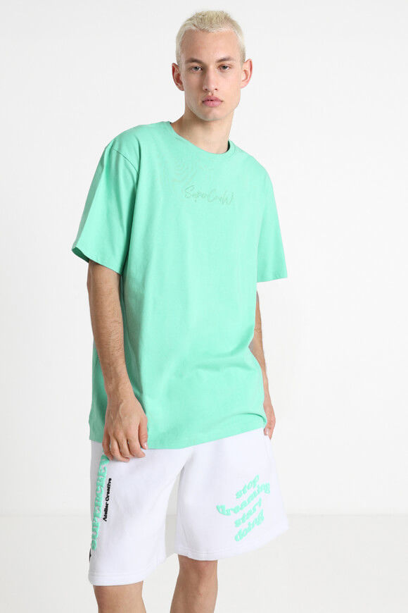 Supercrew Oversize T-Shirt | Tiffany | Herren  | M von Supercrew