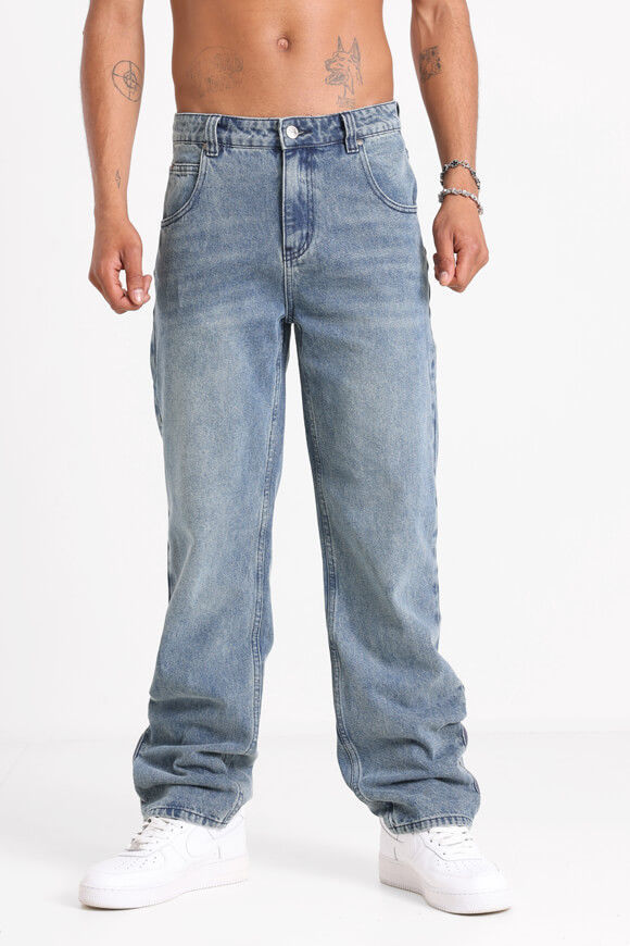 Supercrew Regular Fit Jeans | Blau Denim | Herren  | 30 von Supercrew