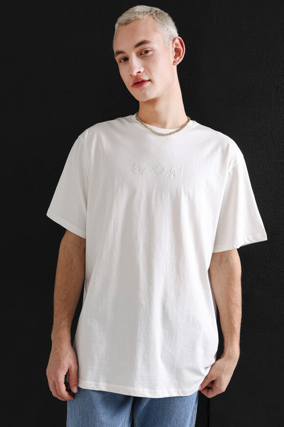 Supercrew Oversize T-Shirt | Offwhite | Herren  | L von Supercrew