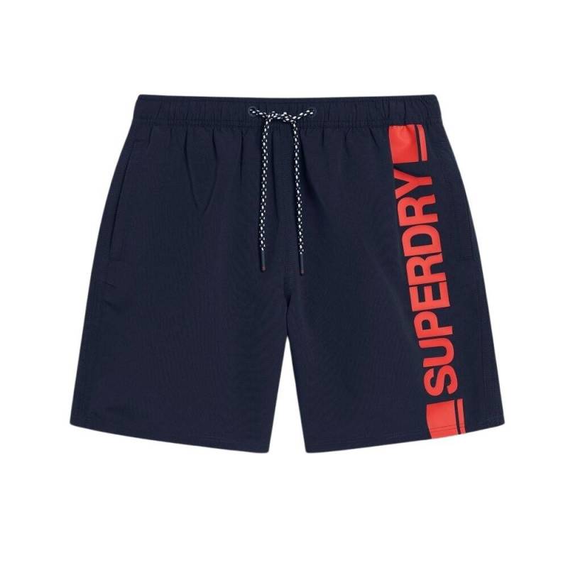 Badeshorts Mit Muster Herren  L von Superdry