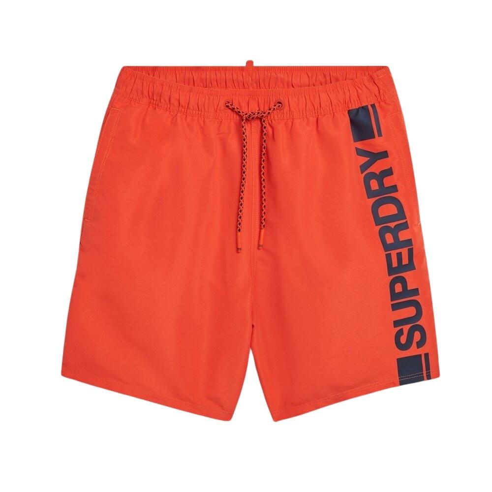 Superdry - badeshorts mit muster, für Herren, Größe L von Superdry