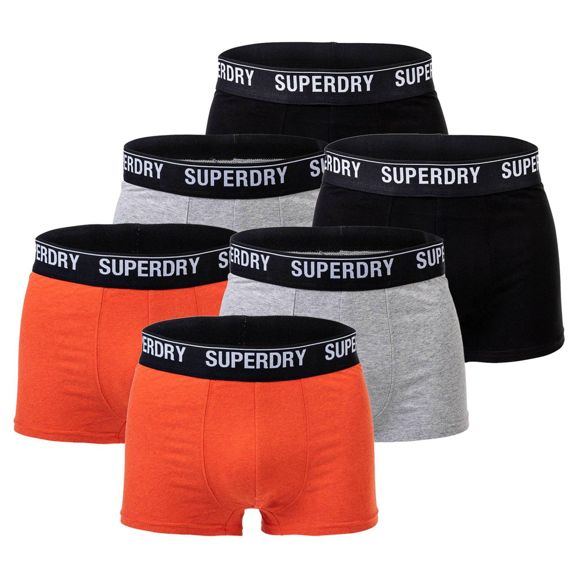 Boxershort Casual Bequem Sitzend Herren Dunkelrot S von Superdry