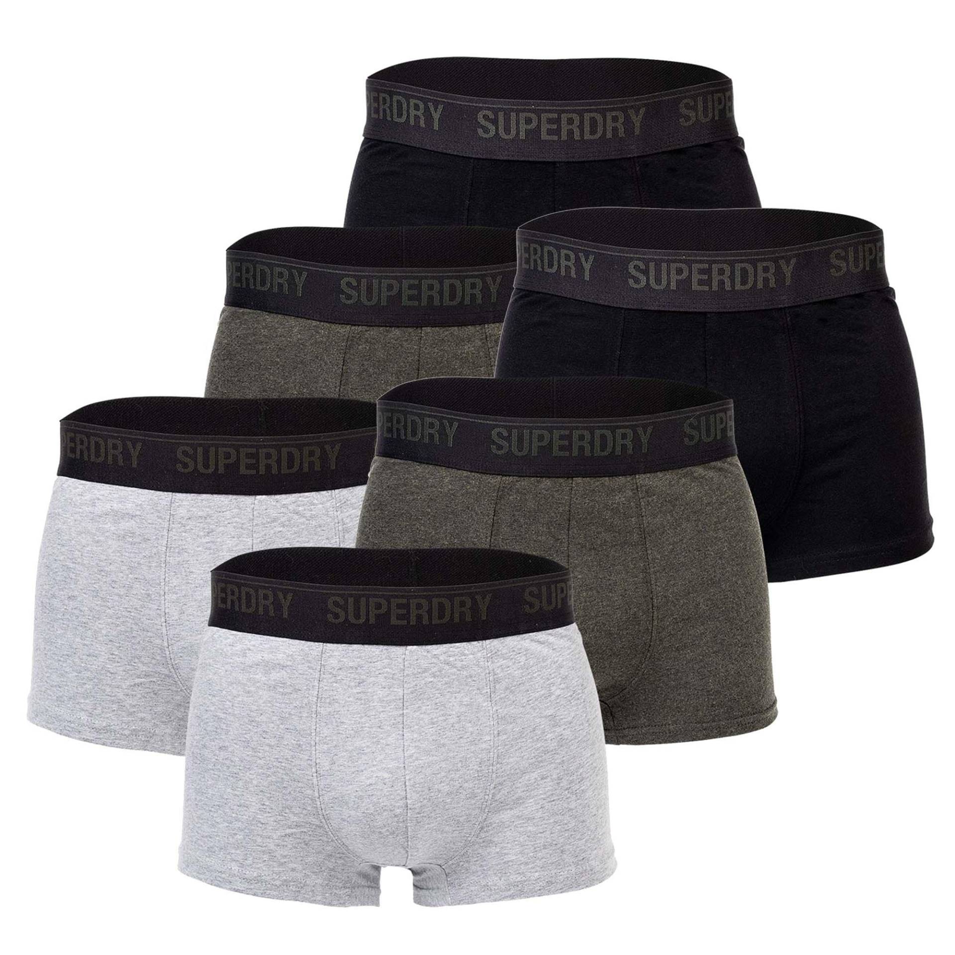 Boxershort Casual Bequem Sitzend Herren Mediumgrau XXL von Superdry