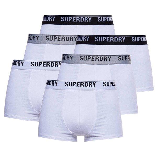 Boxershort Casual Bequem Sitzend Herren Weiss XL von Superdry