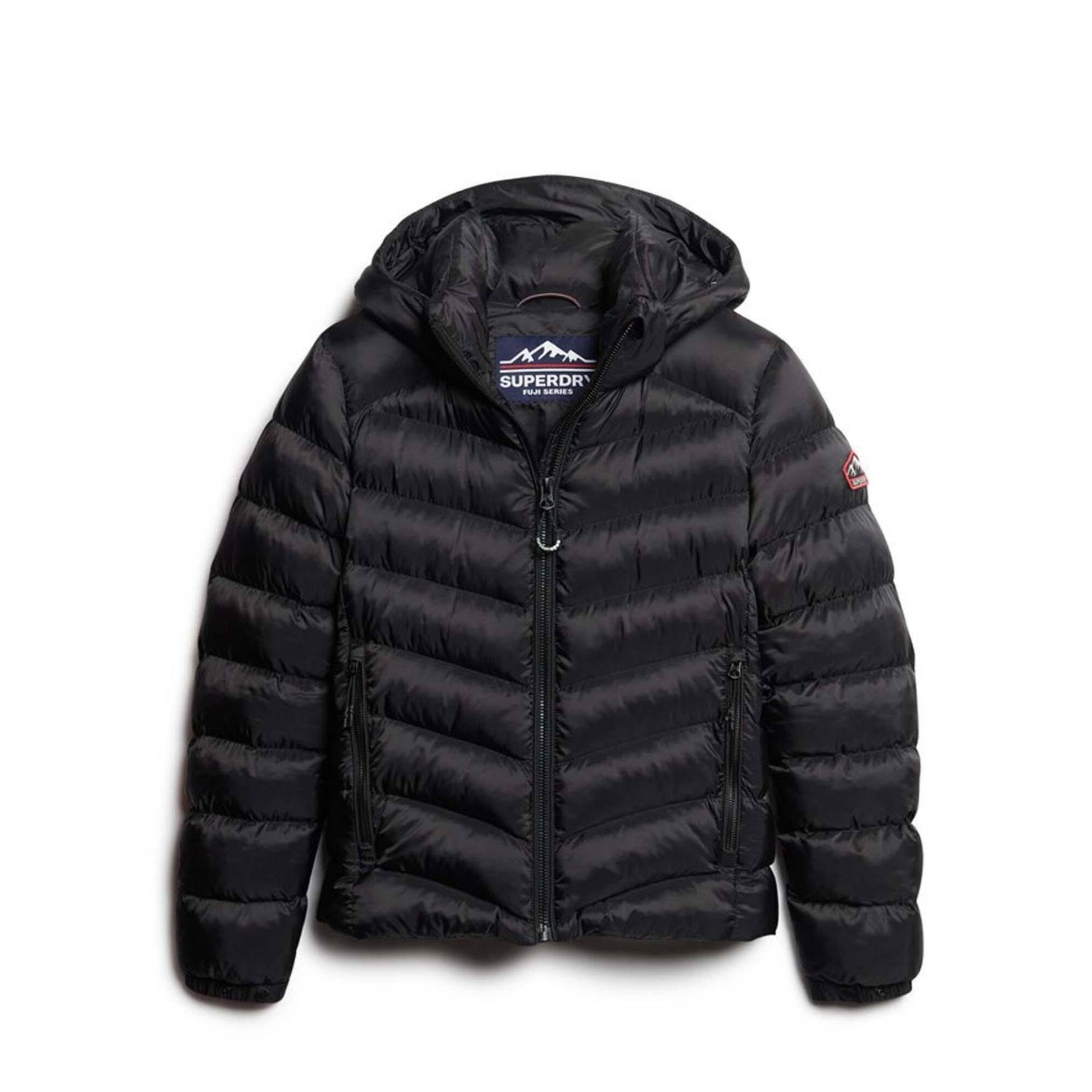 Superdry - daunenjacke mit kapuze, damen fuji, für Damen, Größe L von Superdry