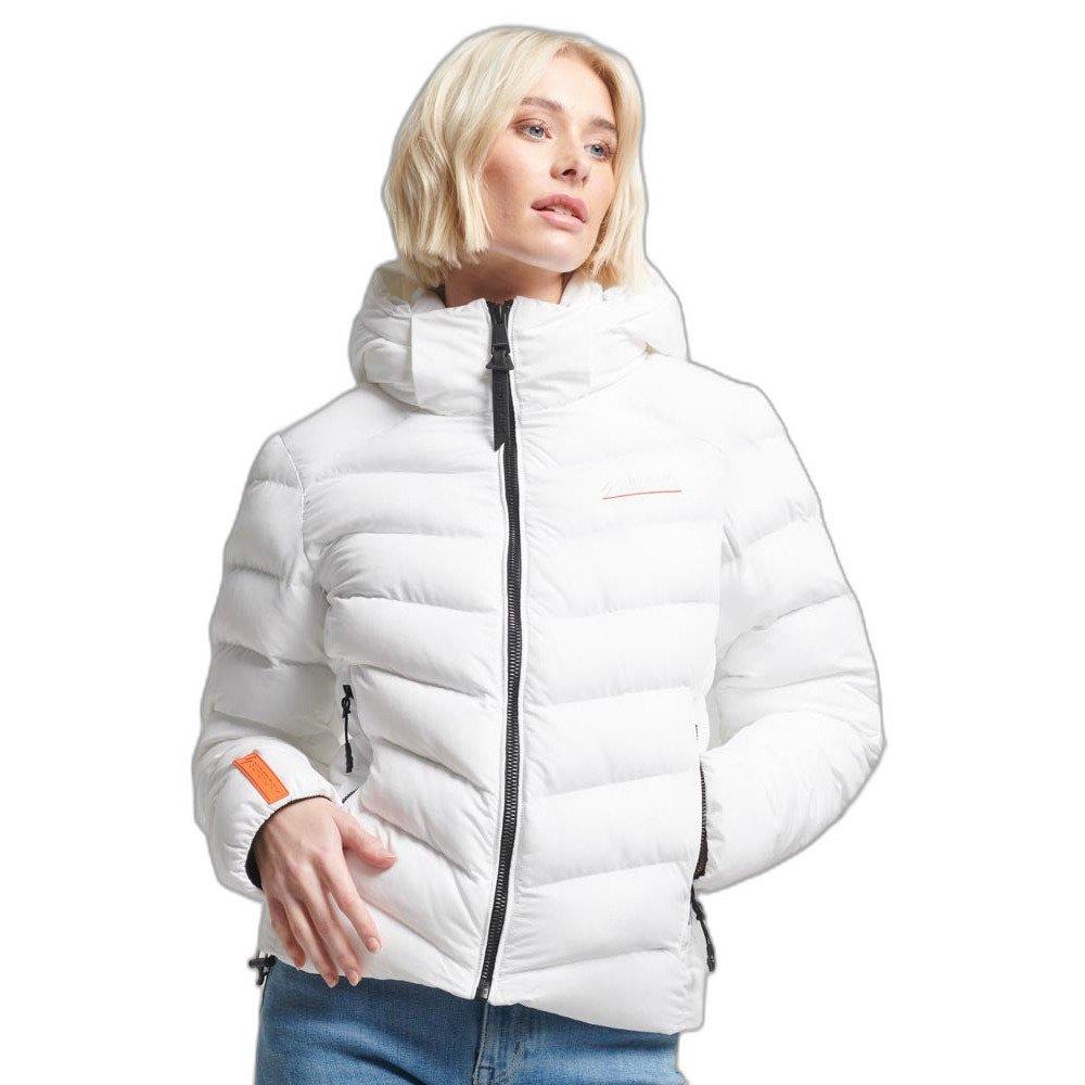 Daunenjacke Mit Kapuze, Damen Uperdry Microfibre Damen  S von Superdry